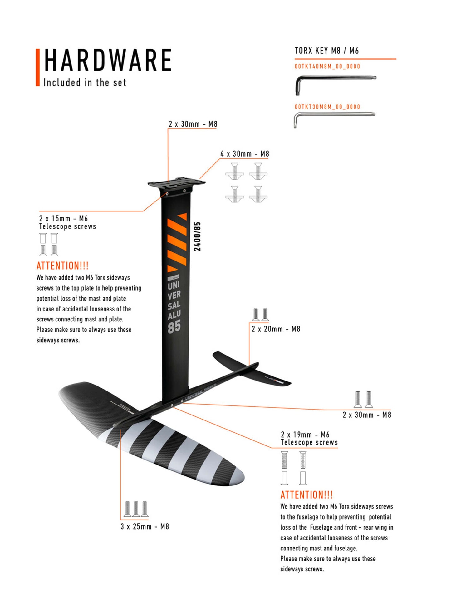 UNIVERSAL SW FOIL SET Y30